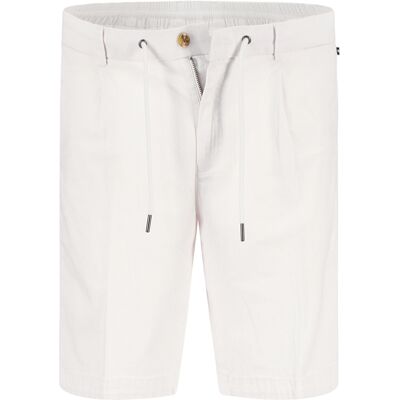 Bugatti Herren Shorts weiß Baumwolle-Leinen weiß 56 male Bugatti Herren Shorts weiß Baumwolle-Leinen weiß 56 male