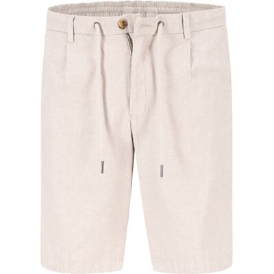 Bugatti Herren Shorts beige Baumwolle-Leinen beige 54 male Bugatti Herren Shorts beige Baumwolle-Leinen beige 54 male