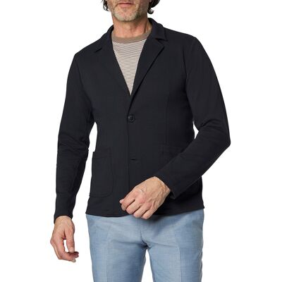 JUVIA Herren Sakko blau Jersey blau 46 (S) male JUVIA Herren Sakko blau Jersey blau 46 (S) male