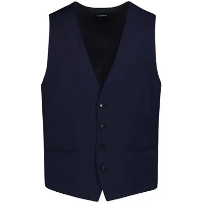 Boss Black Herren Weste blau Schurwolle blau 54 male Boss Black Herren Weste blau Schurwolle blau 54 male