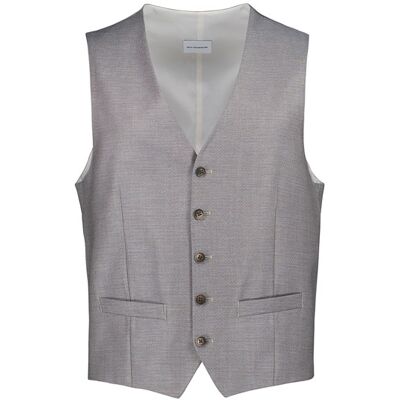ROY ROBSON Herren Weste braun Schurwoll-Stretch braun 48 male ROY ROBSON Herren Weste braun Schurwoll-Stretch braun 48 male