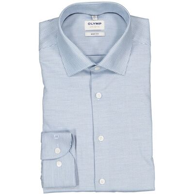 OLYMP Herren Hemd blau Baumwoll-Stretch blau 38 male OLYMP Herren Hemd blau Baumwoll-Stretch blau 38 male