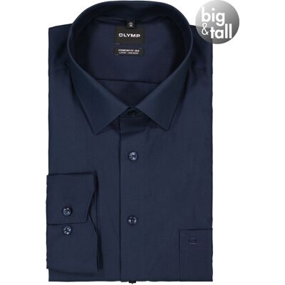 OLYMP Herren Hemd blau Baumwolle blau 54 male OLYMP Herren Hemd blau Baumwolle blau 54 male
