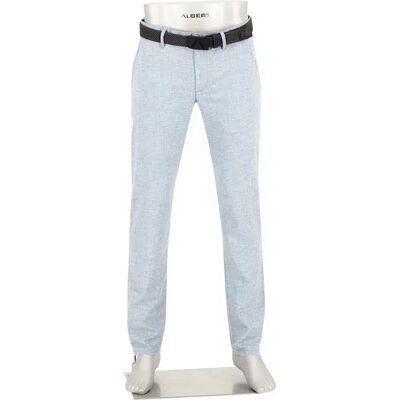 Alberto Herren Chino blau Baumwolle-Leinen blau 42/30 male Alberto Herren Chino blau Baumwolle-Leinen blau 42/30 male