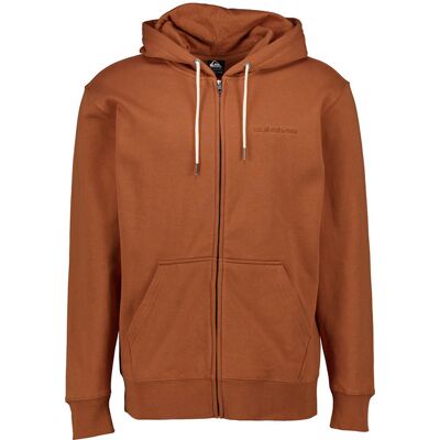 Quiksilver Herren Sweatjacke orange Baumwolle unifarben orange L male Quiksilver Herren Sweatjacke orange Baumwolle unifarben orange L male