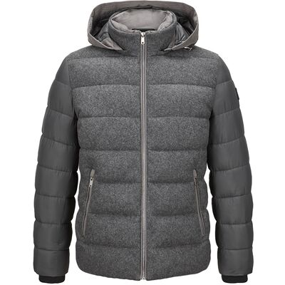 MILESTONE Herren Steppjacke grau unifarben grau 54 (XL) male MILESTONE Herren Steppjacke grau unifarben grau 54 (XL) male