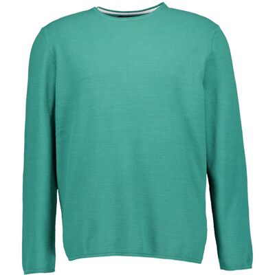 Marc O' Polo Pullover grün Baumwolle unifarben grün M male Marc O' Polo Pullover grün Baumwolle unifarben grün M male