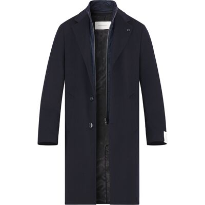 BALDESSARINI Herren Mantel blau unifarben blau 52 (L) male BALDESSARINI Herren Mantel blau unifarben blau 52 (L) male