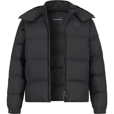 Giorgio Armani EMPORIO ARMANI Herren Daunenjacke schwarz Mikrofaser unifarben schwarz 56 (XXL) male Giorgio Armani EMPORIO ARMANI Herren Daunenjacke schwarz Mikrofaser unifarben schwarz 56 (XXL) male
