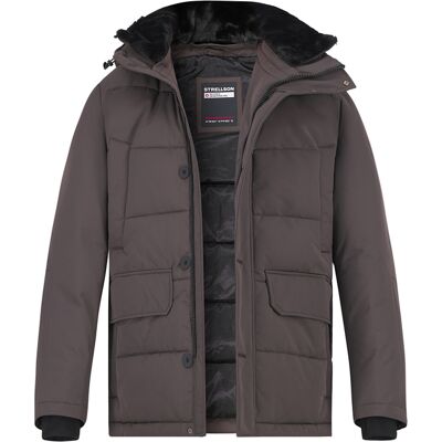 Strellson Herren Steppjacke braun Mikrofaser unifarben braun 46 (XS) male Strellson Herren Steppjacke braun Mikrofaser unifarben braun 46 (XS) male