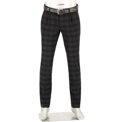 Alberto Herren Bundfaltenhose grau Flanell grau 33/32 male Alberto Herren Bundfaltenhose grau Flanell grau 33/32 male