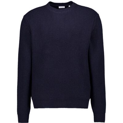 Seidensticker Herren Pullover blau Wolle unifarben blau S male Seidensticker Herren Pullover blau Wolle unifarben blau S male