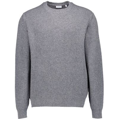 Seidensticker Herren Pullover grau Wolle unifarben grau M male Seidensticker Herren Pullover grau Wolle unifarben grau M male
