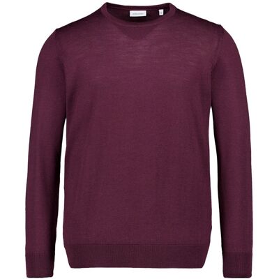 Seidensticker Herren Pullover rot Wolle unifarben rot XL male Seidensticker Herren Pullover rot Wolle unifarben rot XL male