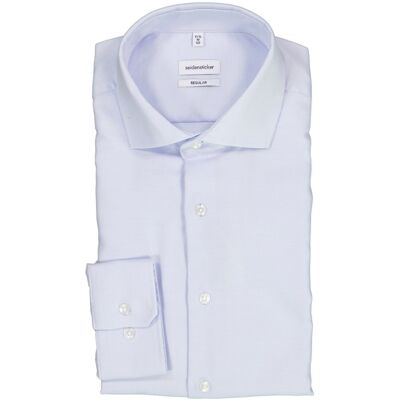 Seidensticker Herren Hemd blau Baumwolle blau 42 male Seidensticker Herren Hemd blau Baumwolle blau 42 male