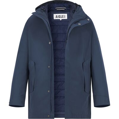 Aigle Herren Jacke blau Mikrofaser unifarben blau XL male Aigle Herren Jacke blau Mikrofaser unifarben blau XL male