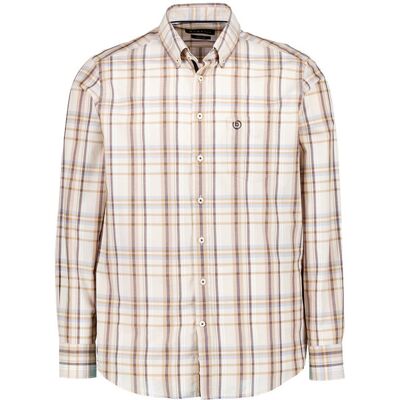 Bugatti Herren Hemd beige Baumwolle beige M male Bugatti Herren Hemd beige Baumwolle beige M male