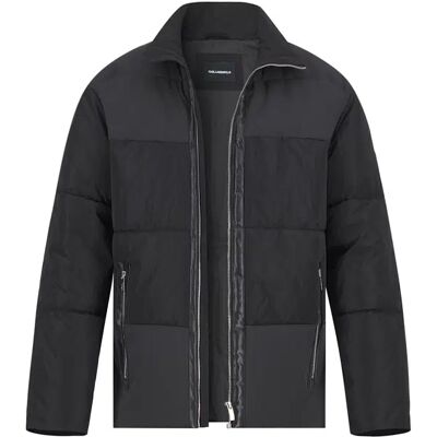 KARL LAGERFELD Herren Steppjacke schwarz Mikrofaser schwarz 56 (XXL) male KARL LAGERFELD Herren Steppjacke schwarz Mikrofaser schwarz 56 (XXL) male