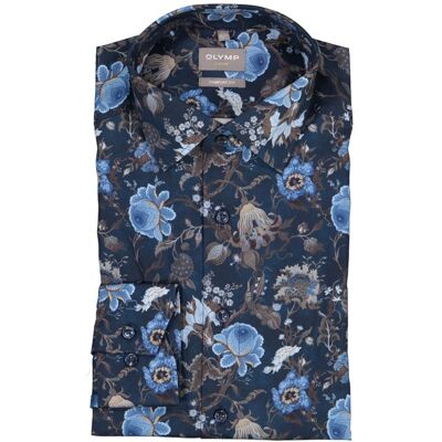 OLYMP Herren Hemd blau Baumwolle blau 46 male OLYMP Herren Hemd blau Baumwolle blau 46 male