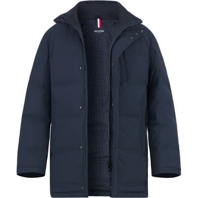 HECHTER PARIS Herren Daunenparka blau Mikrofaser unifarben blau 54 (XL) male HECHTER PARIS Herren Daunenparka blau Mikrofaser unifarben blau 54 (XL) male