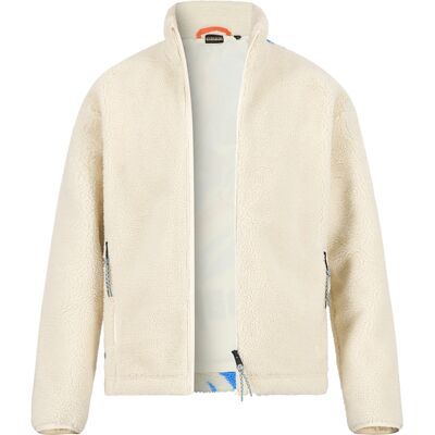 NAPAPIJRI Herren Fleecejacke beige Mikrofaser unifarben beige M male NAPAPIJRI Herren Fleecejacke beige Mikrofaser unifarben beige M male