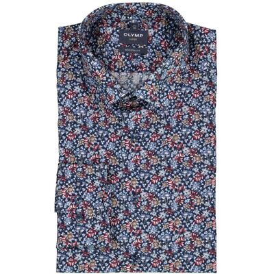 OLYMP Herren Hemd blau Baumwolle blau 44 male OLYMP Herren Hemd blau Baumwolle blau 44 male