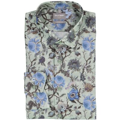 OLYMP Herren Hemd grau Baumwolle grau 42 male OLYMP Herren Hemd grau Baumwolle grau 42 male