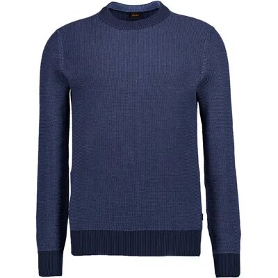 Boss Orange Herren Pullover blau unifarben blau XL male Boss Orange Herren Pullover blau unifarben blau XL male