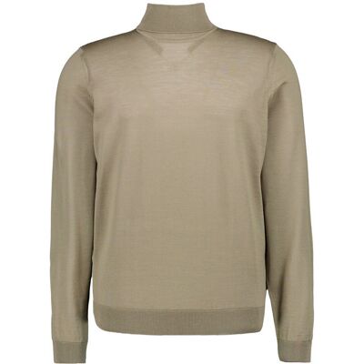 Boss Black Herren Rollkragenpullover beige Schurwolle unifarben beige XL male Boss Black Herren Rollkragenpullover beige Schurwolle unifarben beige XL male