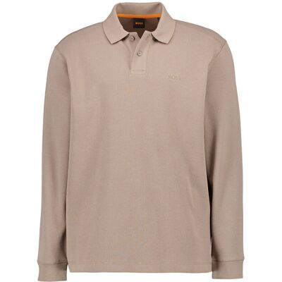 Boss Orange Herren Polo-Shirt braun Baumwoll-Piqué braun L male Boss Orange Herren Polo-Shirt braun Baumwoll-Piqué braun L male