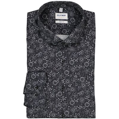 OLYMP Herren Hemd grau Baumwolle grau 42 male OLYMP Herren Hemd grau Baumwolle grau 42 male