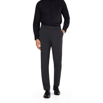 Boss Black Herren Hose grau Schurwoll-Stretch grau 56 male Boss Black Herren Hose grau Schurwoll-Stretch grau 56 male