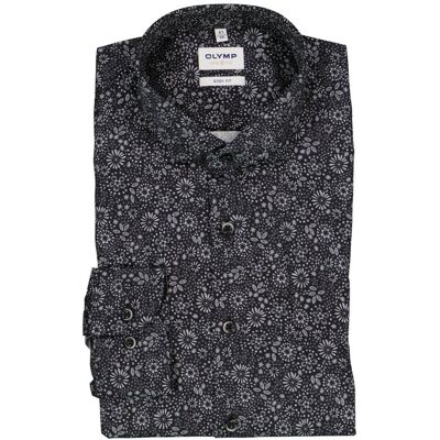 OLYMP Herren Hemd grau Baumwolle grau 41 male OLYMP Herren Hemd grau Baumwolle grau 41 male
