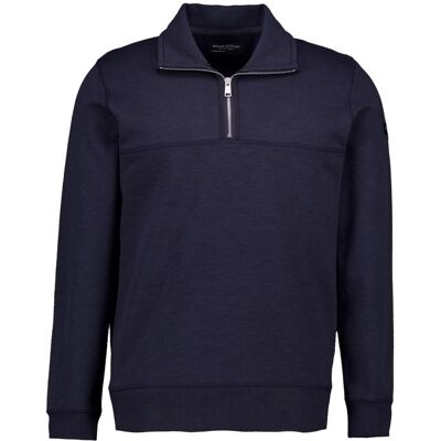 Marc O' Polo Troyer blau Baumwolle unifarben blau L male Marc O' Polo Troyer blau Baumwolle unifarben blau L male