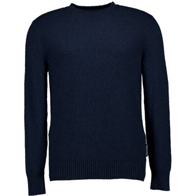 Marc O' Polo Pullover blau Baumwolle unifarben blau M male Marc O' Polo Pullover blau Baumwolle unifarben blau M male