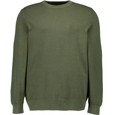 Marc O' Polo Pullover grün Baumwolle unifarben grün L male Marc O' Polo Pullover grün Baumwolle unifarben grün L male