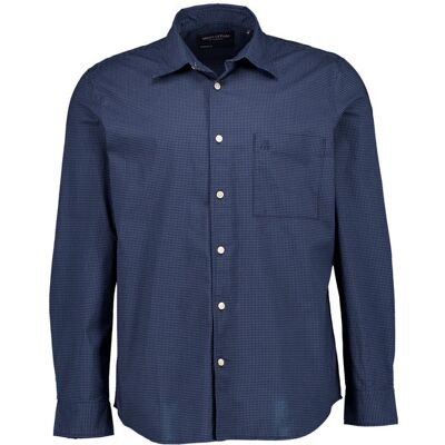 Marc O' Polo Hemd blau Baumwolle blau XXL male Marc O' Polo Hemd blau Baumwolle blau XXL male
