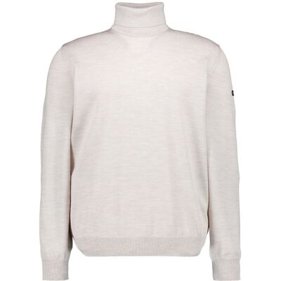 MAERZ Muenchen Herren Pullover weiß Merinowolle unifarben weiß 50 (M) male MAERZ Muenchen Herren Pullover weiß Merinowolle unifarben weiß 50 (M) male