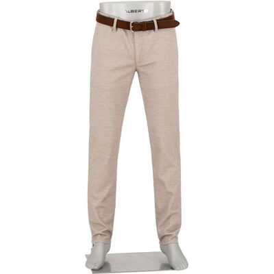 Alberto Herren Hosen beige Wool beige 42/34 male Alberto Herren Hosen beige Wool beige 42/34 male