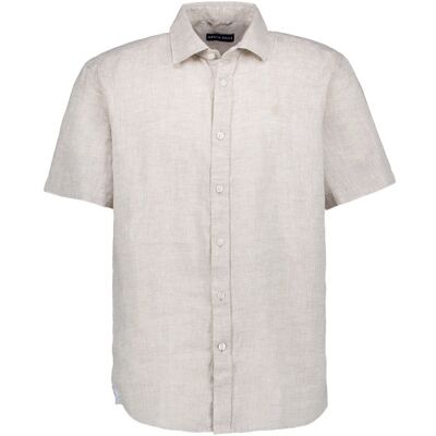 NORTH SAILS Herren Kurzarmhemd beige Leinen beige M male NORTH SAILS Herren Kurzarmhemd beige Leinen beige M male