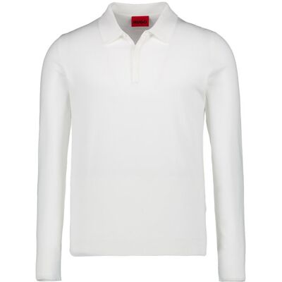 HUGO Herren Pullover weiß Viskose unifarben weiß S male HUGO Herren Pullover weiß Viskose unifarben weiß S male