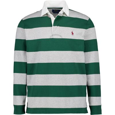 Polo Ralph Lauren Herren Pullover grün Baumwoll-Jersey gestreift grün XXL male Polo Ralph Lauren Herren Pullover grün Baumwoll-Jersey gestreift grün XXL male