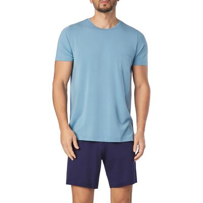 Novila Herren T-Shirt schwarz Modal unifarben schwarz 48 (M) male Novila Herren T-Shirt schwarz Modal unifarben schwarz 48 (M) male