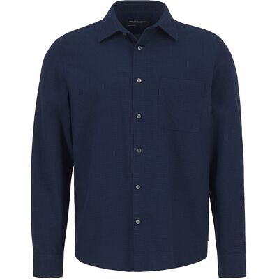 Marc O' Polo Hemd blau Baumwolle blau M male Marc O' Polo Hemd blau Baumwolle blau M male