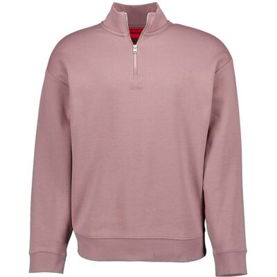 HUGO Herren Sweatshirt lila Baumwolle unifarben lila L male HUGO Herren Sweatshirt lila Baumwolle unifarben lila L male