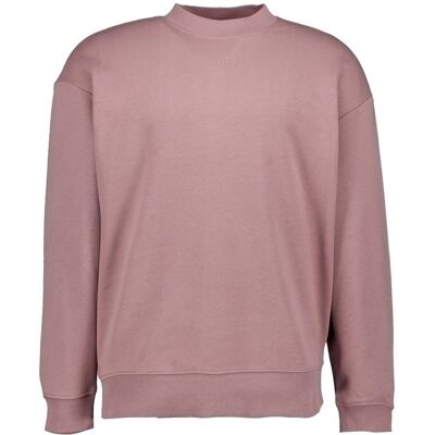 HUGO Herren Sweatshirt lila Baumwolle unifarben lila S male HUGO Herren Sweatshirt lila Baumwolle unifarben lila S male