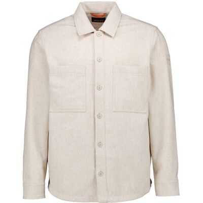 Boss Orange Herren Overshirt beige Wolle beige XL male Boss Orange Herren Overshirt beige Wolle beige XL male