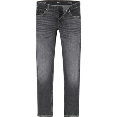 Boss Black Herren Jeans grau Baumwoll-Stretch grau 32/32 male Boss Black Herren Jeans grau Baumwoll-Stretch grau 32/32 male