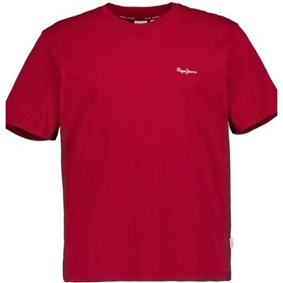 Pepe Jeans Herren T-Shirt rot Baumwolle rot L male Pepe Jeans Herren T-Shirt rot Baumwolle rot L male