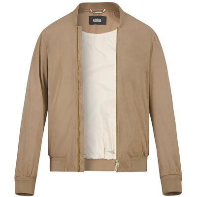 CINQUE Herren Blouson beige Mikrofaser unifarben beige S male CINQUE Herren Blouson beige Mikrofaser unifarben beige S male